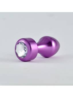 Plug Anal Purpura Rosebud con Joya