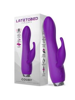 Couby Silicone Rabbit Purple Vibrator