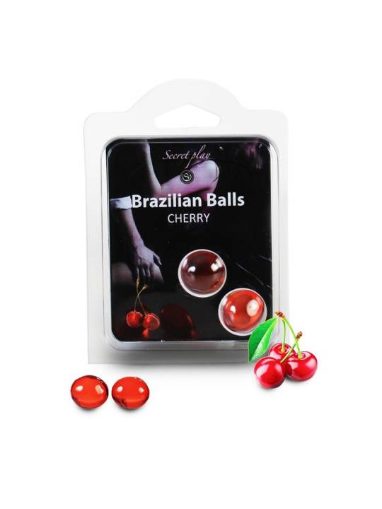 Secret Play Set 2 Brazilian Balls Aroma Cereza