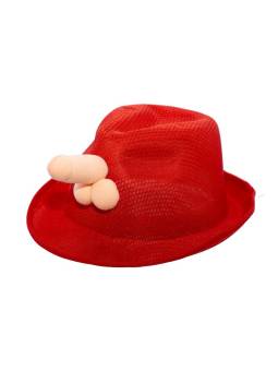 Sombrero con Pene Rojo
